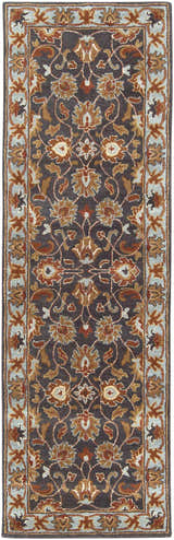 Made to Order Custom Size Cherryfield Hand Tufted Brown & Blue 1004 Area Rug