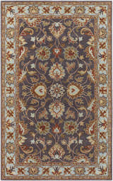 Made to Order Custom Size Cherryfield Hand Tufted Brown & Blue 1004 Area Rug