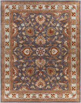 Made to Order Custom Size Cherryfield Hand Tufted Brown & Blue 1004 Area Rug