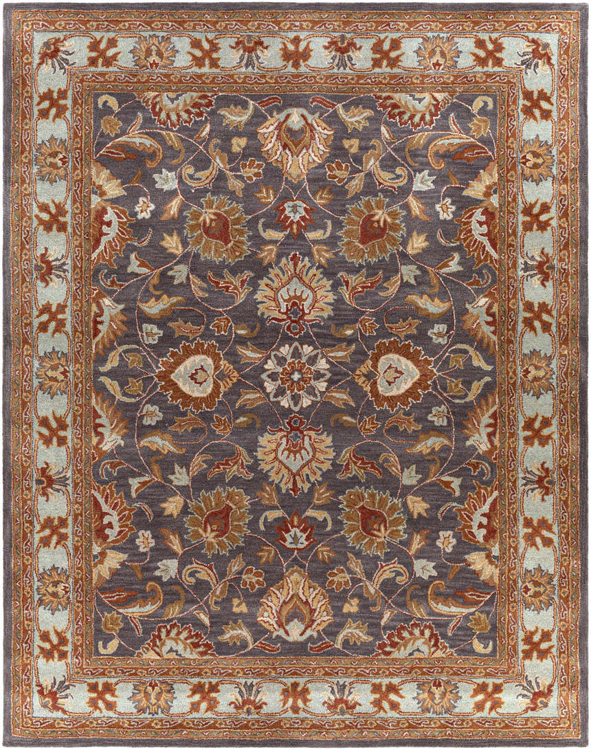 Made to Order Custom Size Cherryfield Hand Tufted Brown & Blue 1004 Area Rug