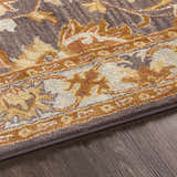 Made to Order Custom Size Cherryfield Hand Tufted Brown & Blue 1004 Area Rug
