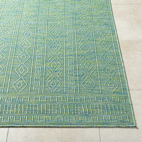 Sample Nuela Green Area Rug - Clearance