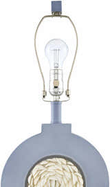 Novodvinsk Ice Blue Table Lamp