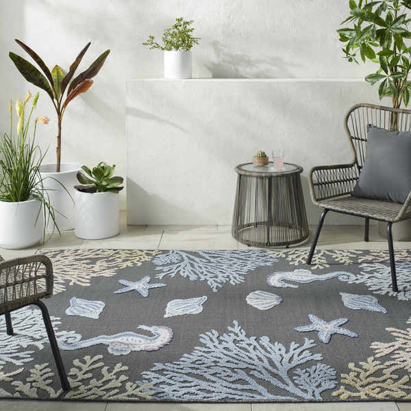 Sample Pasca Charcoal Area Rug - Clearance