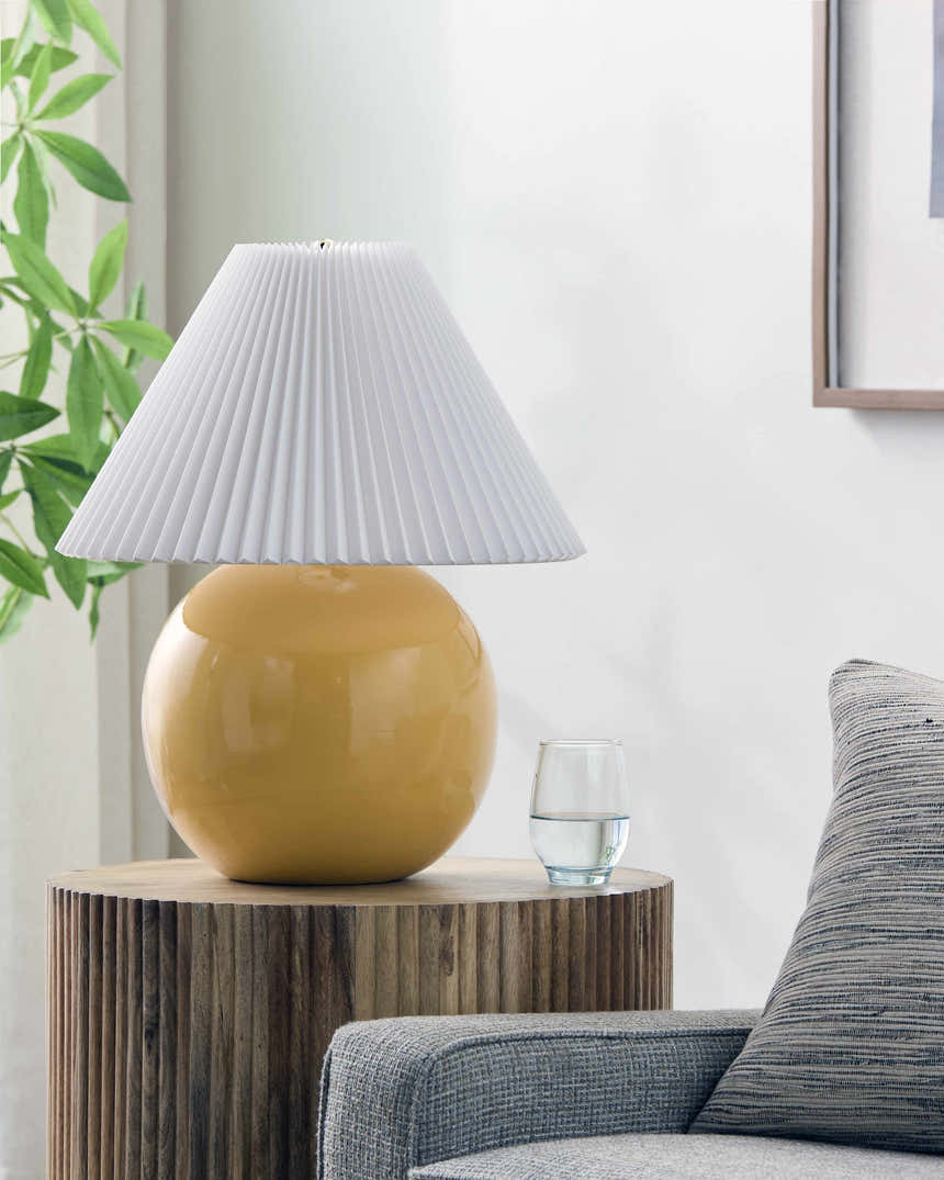 Policarpa Yellow Table Lamp
