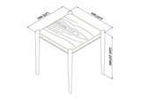 Becki Wavy shaped Owens x Livabliss Brisa End Table
