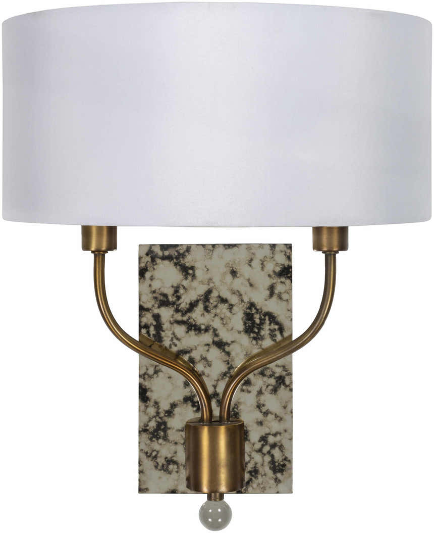 Tan Rustic Wall Sconce for hallway or bedroom lighting - Clearance