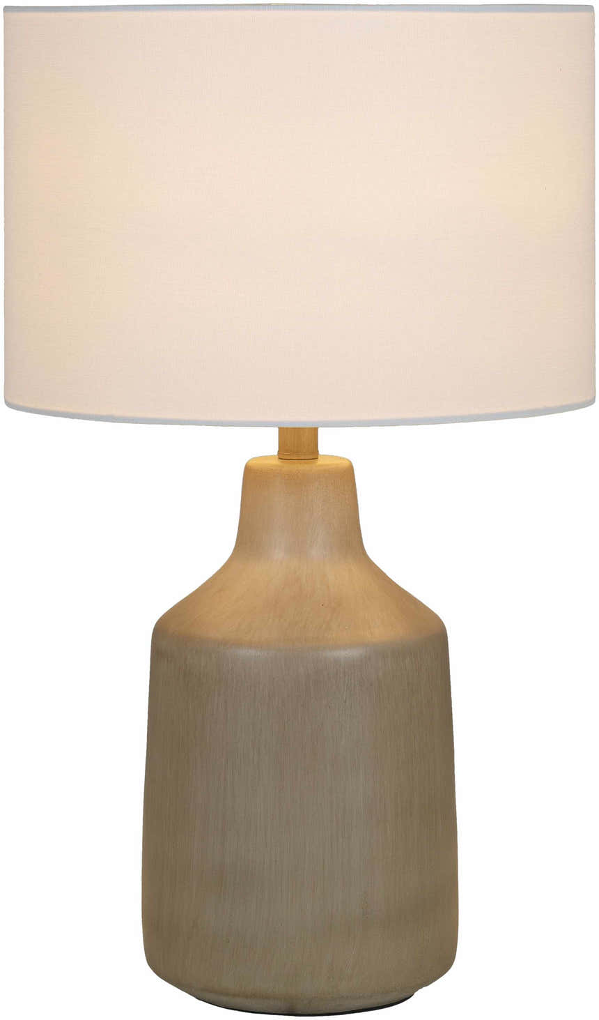 Quezon Beige Resin Table Lamp