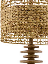 Rich Orange Traditional Table Lamp for bedside or console tables