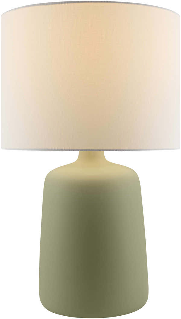 Rolleville Green Table Lamp