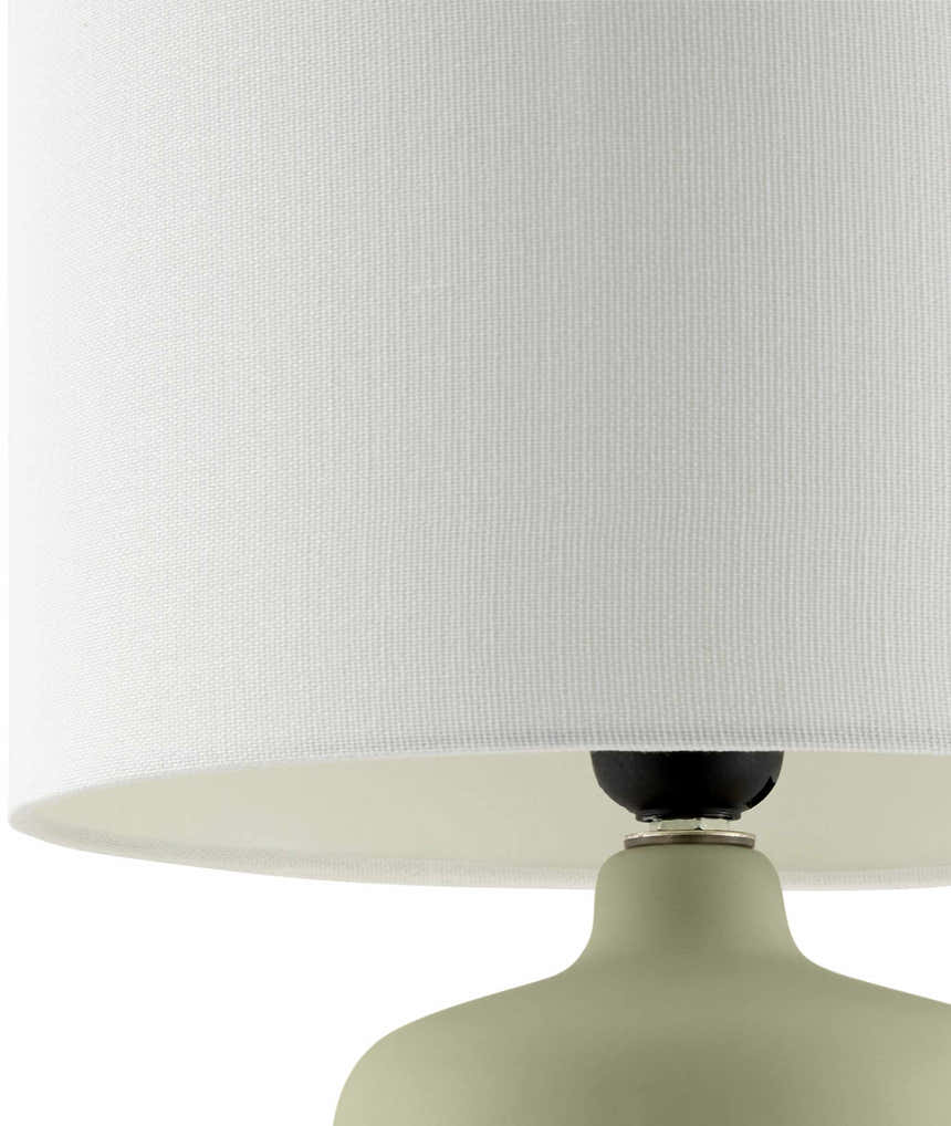Rolleville Green Table Lamp