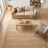 Made to Order Custom Size Darrah Beige Transitional Area Rug