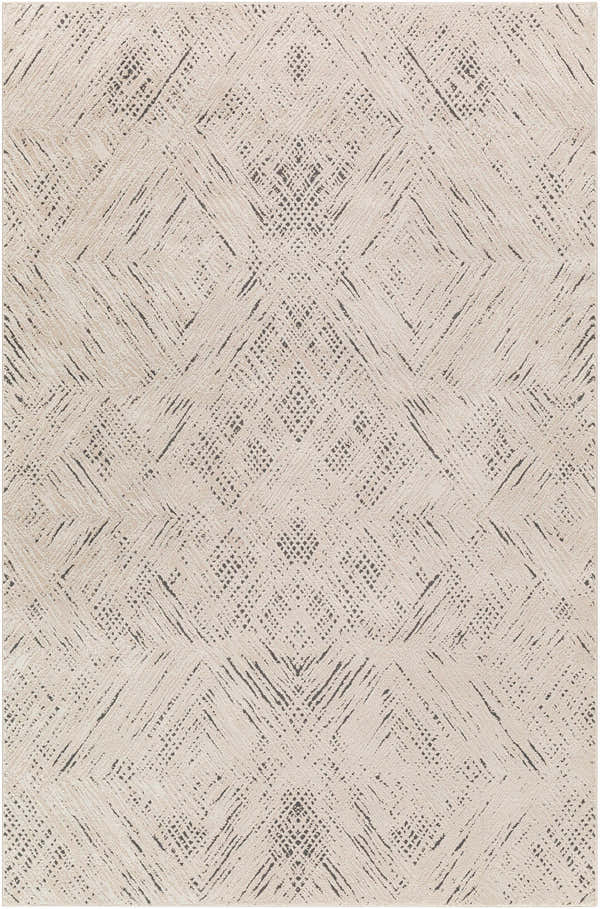 Sample Garza Diamond Textured Washable Rug