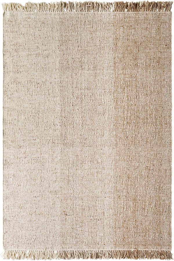 Sample Penha Beige Monochrome Wool Area Rug - Clearance