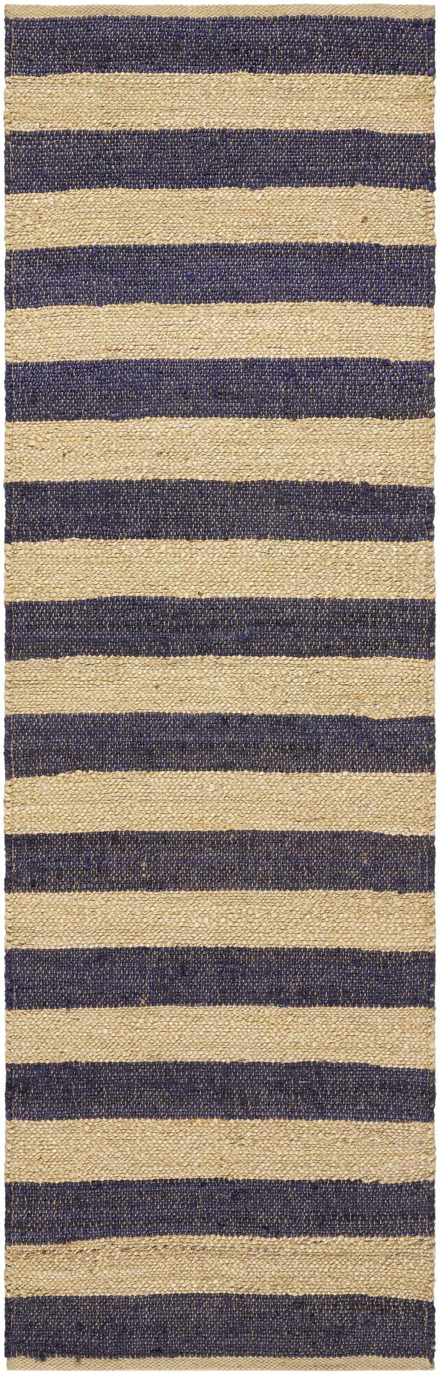 Ilkay Beige & Black Jute Area Rug - Clearance