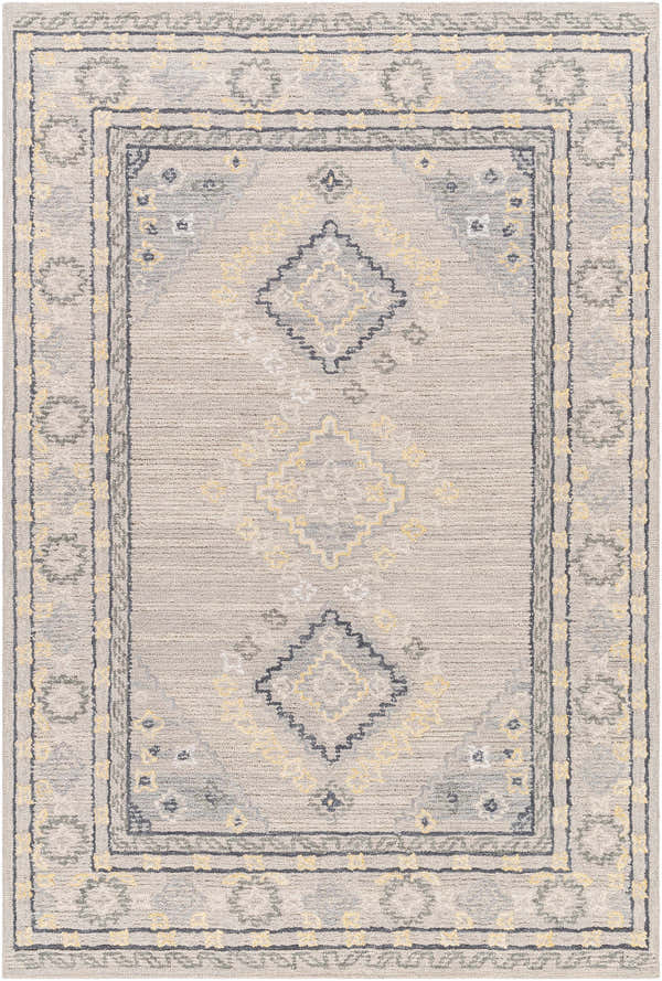 Sample Alena Gray Wool Blend Area Rug - Clearance
