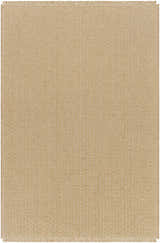 Close-up of Kimi Machine Woven Becki Owens x LIVABLISS BOKM-2300 area rug. Light brown jute with a subtle woven texture. Design-Rectangle-537