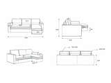 Sachsenkam Upholstery Beige Linen Sofa - Clearance