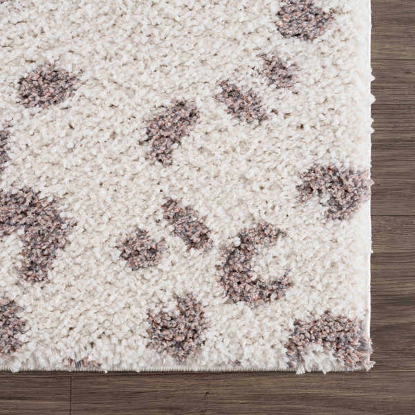 Sample Zhen Pink Spots Leopard Rug - Clearance
