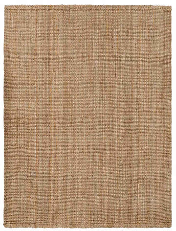 Close-up of the hand woven Ambel Chocolate Brown Camel Jute Area Rug, showing its natural jute texture and chocolate brown color. Design-Rectangle