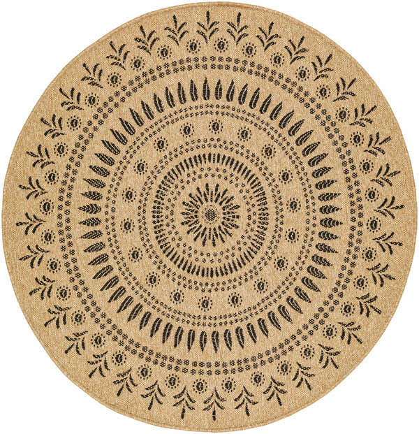 Sample Beata Round Faux Jute Rug - Clearance