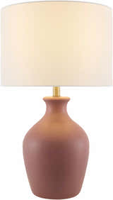 Singureni Brick Red Table Lamp