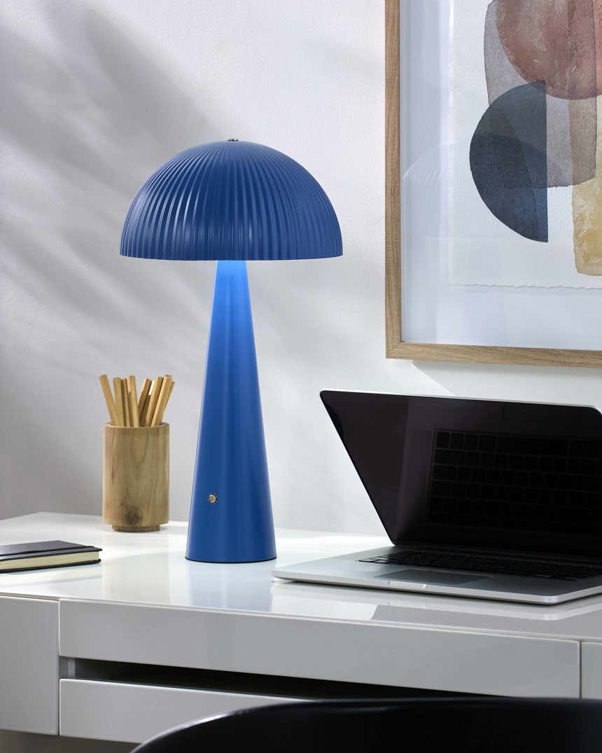Scontrone Blue Table Lamp