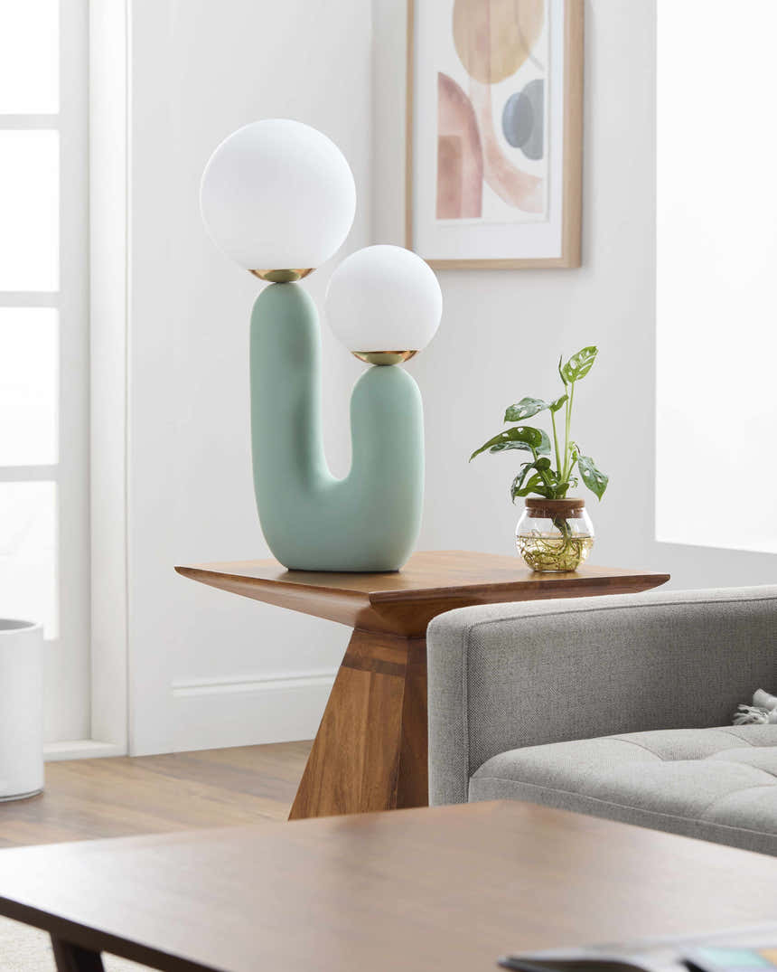 Sovramonte Green Table Lamp