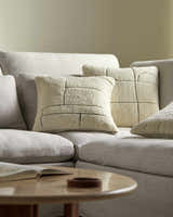 Marly Cream Wool Throw Pillow - Clearance