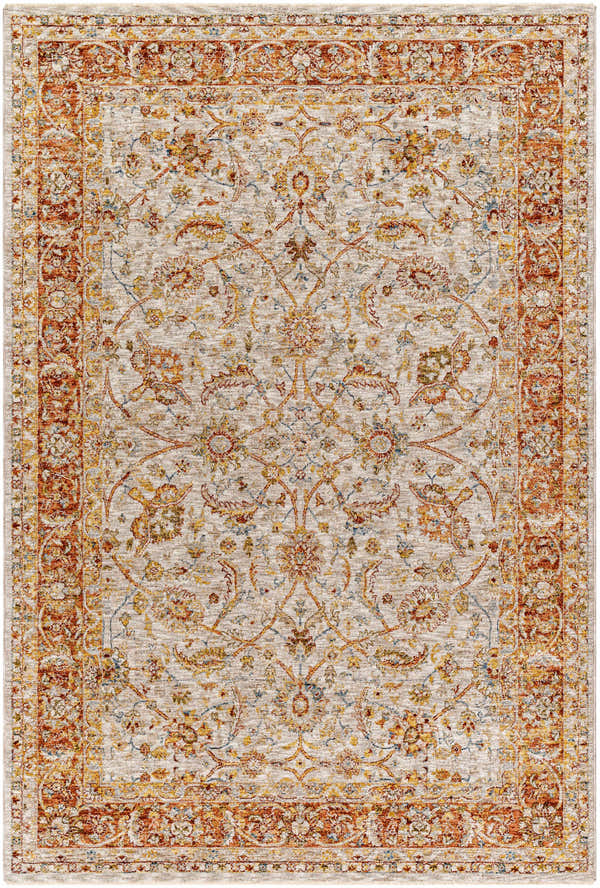Sample Dyan Cream Textured Rug with Fringes