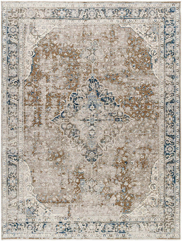 Sample Jemma Brown Medallion Area Rug - Clearance