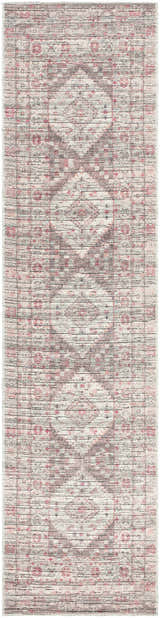Close-up of the Liam Area Rug - Clearance. Farmhouse style rug with beachhouse, black, and red tones. Traditional pattern. Design-Runner