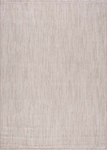 Close-up of the Gowan Beige Area Rug showing its woven texture and subtle beige, driftwood, and cream color variations. Design-Rectangle-5373