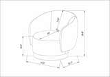 Scarperia Beige Accent Chair