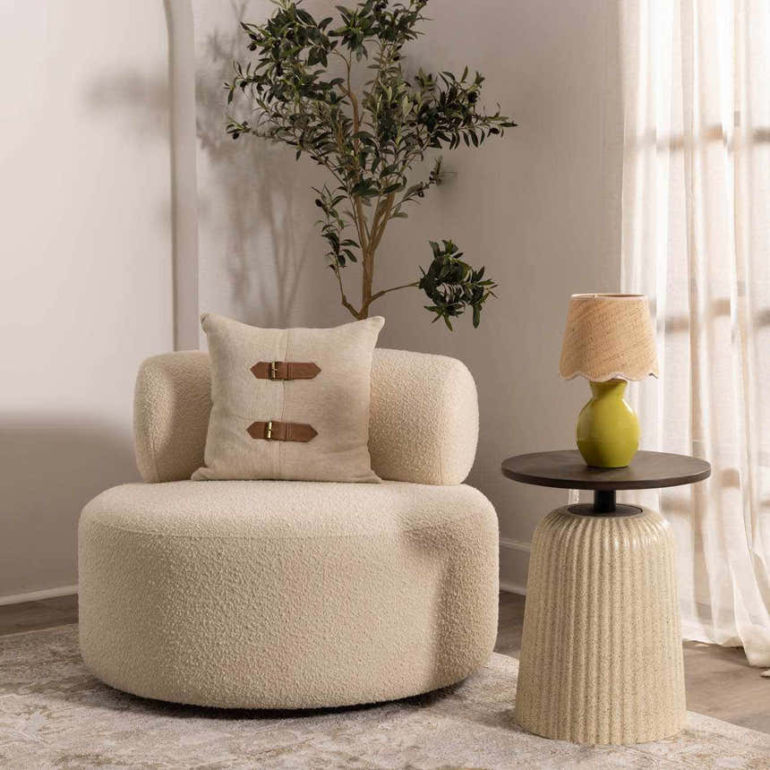 Salgareda Olive Rattan Table Lamp