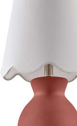Salgareda Brick Red Table Lamp