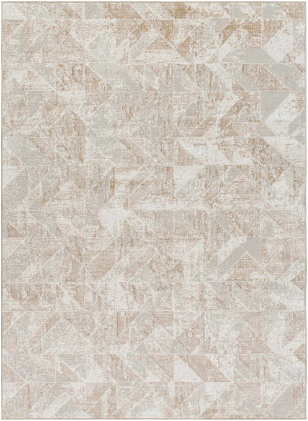 Sample Gonca Gray Geometric Area Rug - Clearance