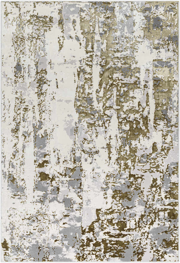Sample Junko Gray & Green Marble Area Rug - Clearance