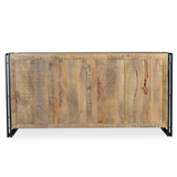 Industrial Reclaimed Wood 4 Door 4 Drawer Sideboard