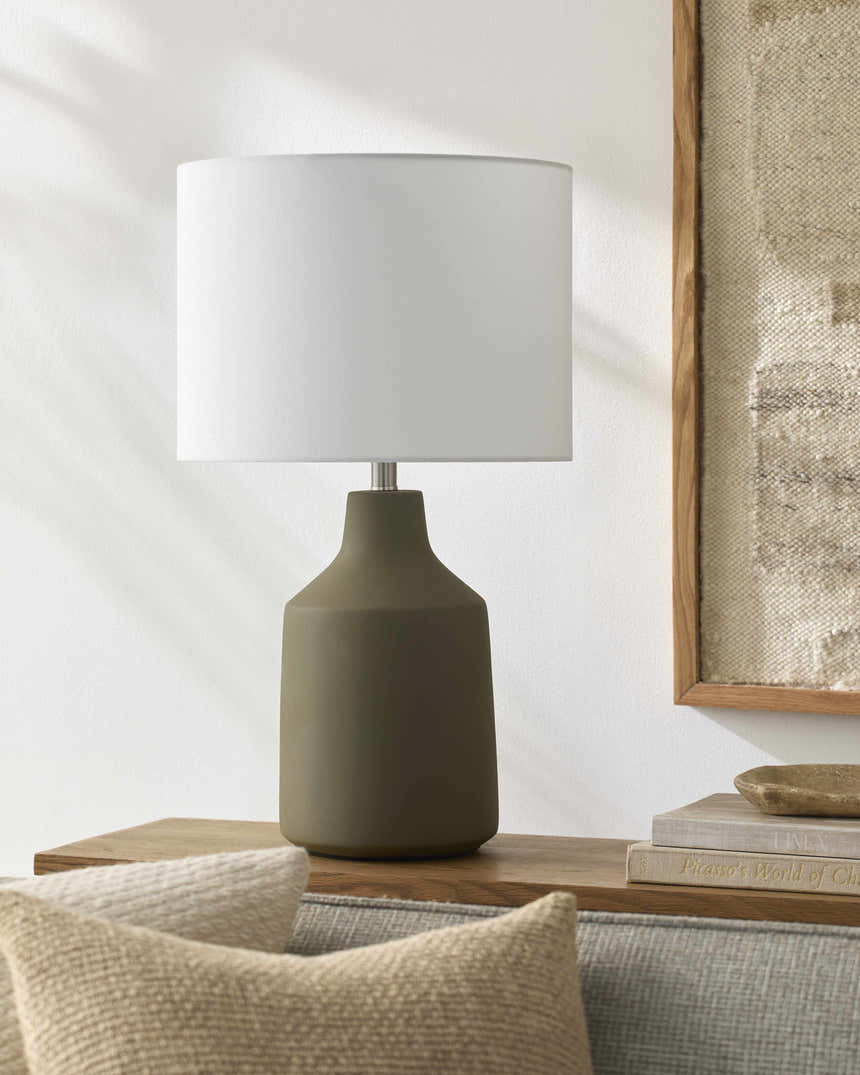 Toamasina Green Table Lamp