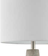 Toamasina Gray Table Lamp
