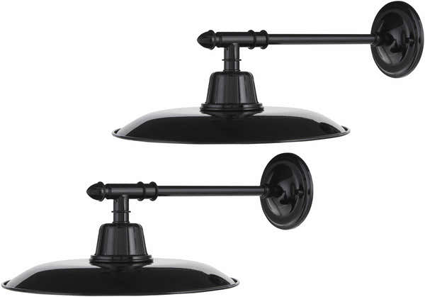 Oberkotzau Black Outdoor Wall Sconce