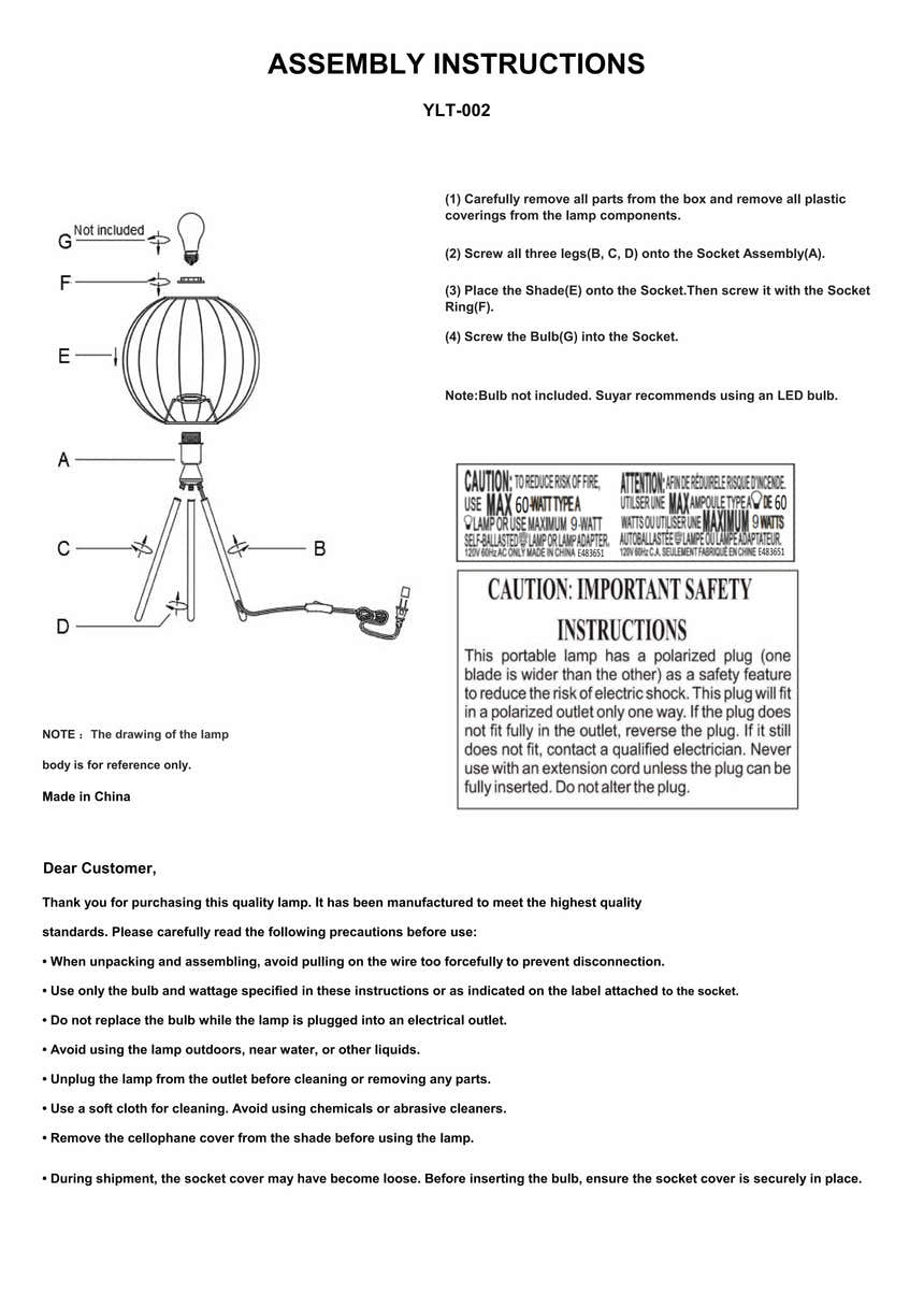 Trossingen Table Lamp