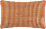 Trory Burnt Orange Throw Pillow