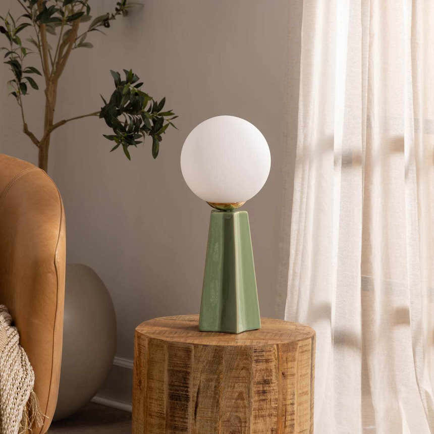 Tayeeglow Green Table Lamp