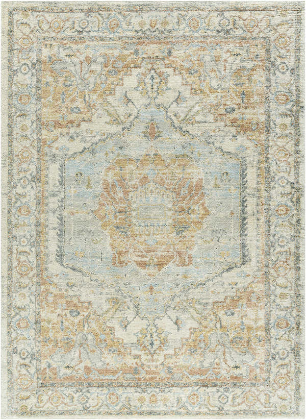 Sample Vaeda Blue & Beige Thick Luxe Rug