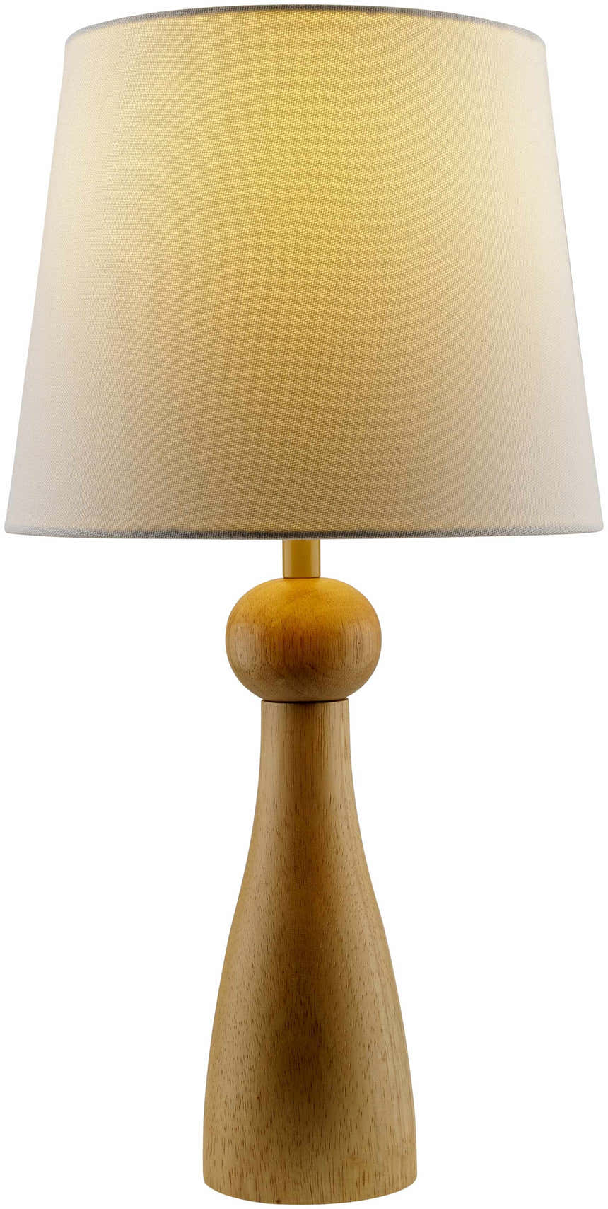 Villamejil Cream Wood Table Lamp