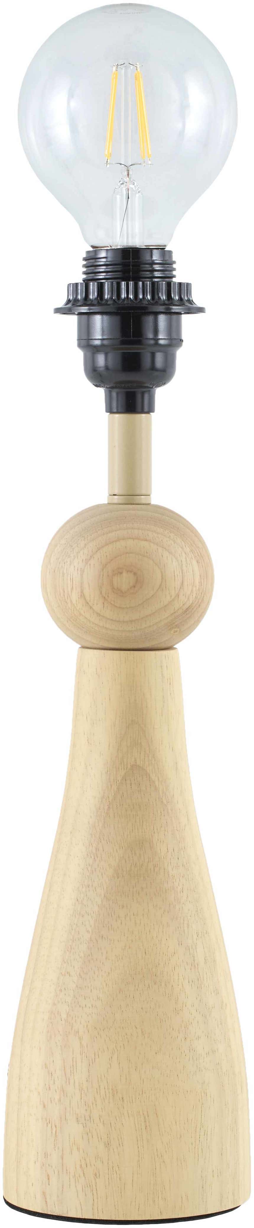 Villamejil Cream Wood Table Lamp