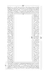 Antrodoco Mirror - Clearance