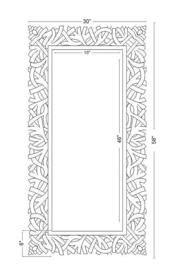 Antrodoco Mirror - Clearance